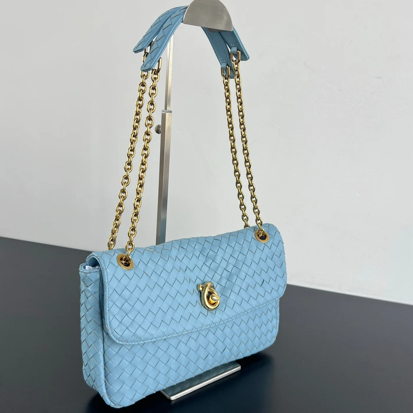 Bottega Veneta Madison Bag — Light Blue product view 2