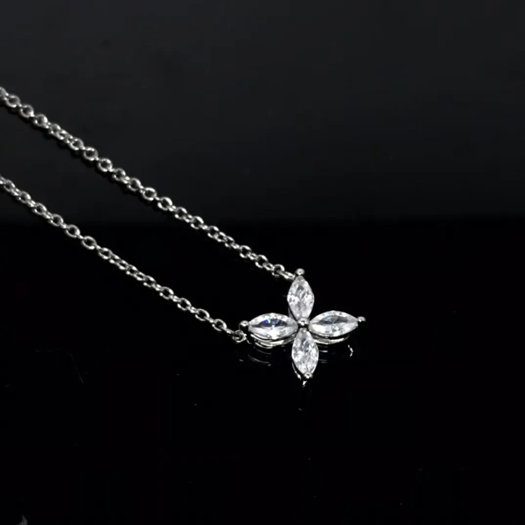 Tiffany & Co. Victoria Flower Pendant Necklace Silver-Tone product view 1