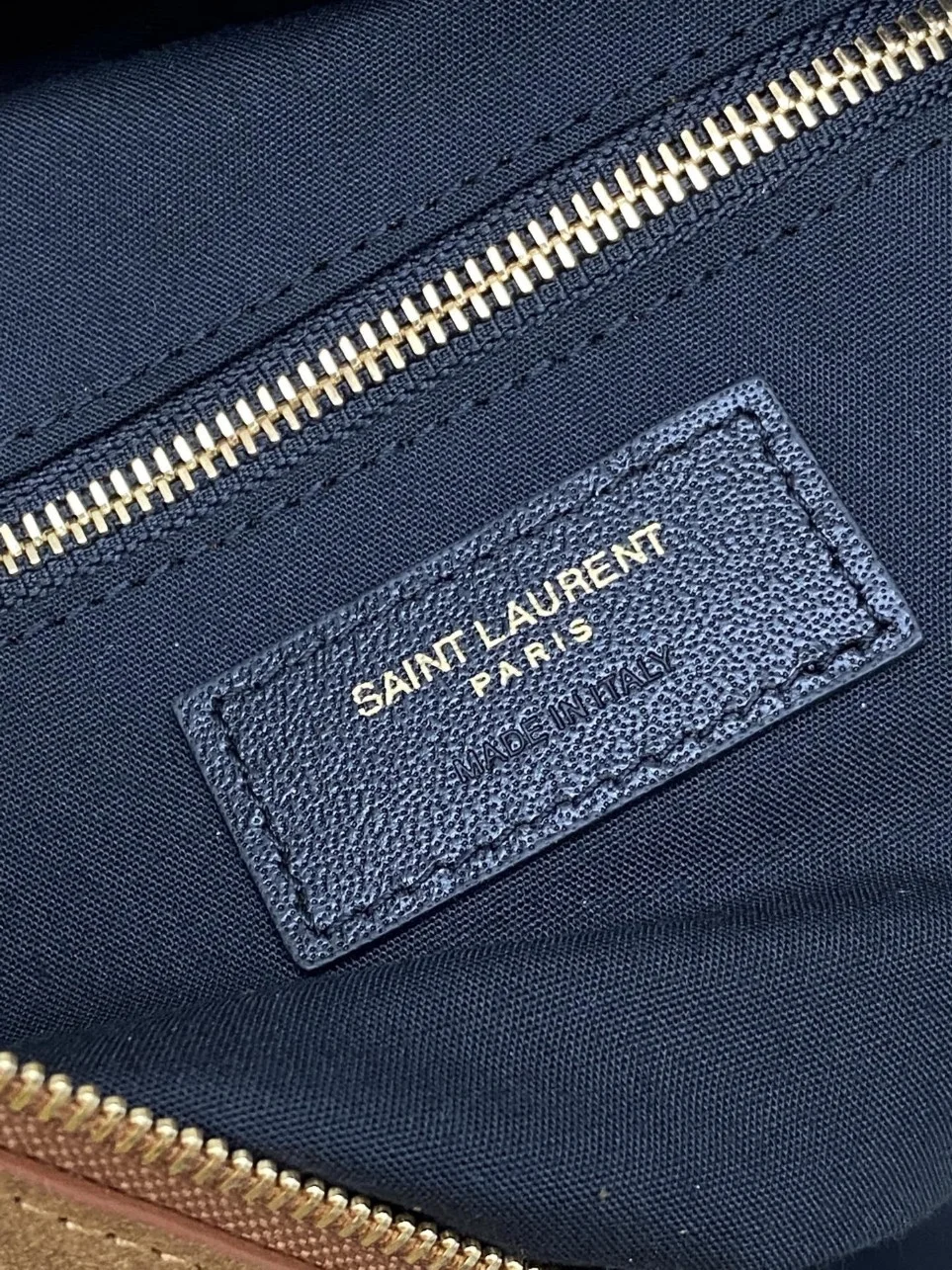 Saint Laurent Amalia Hobo Bag in Brown Suede Calfskin product view 10
