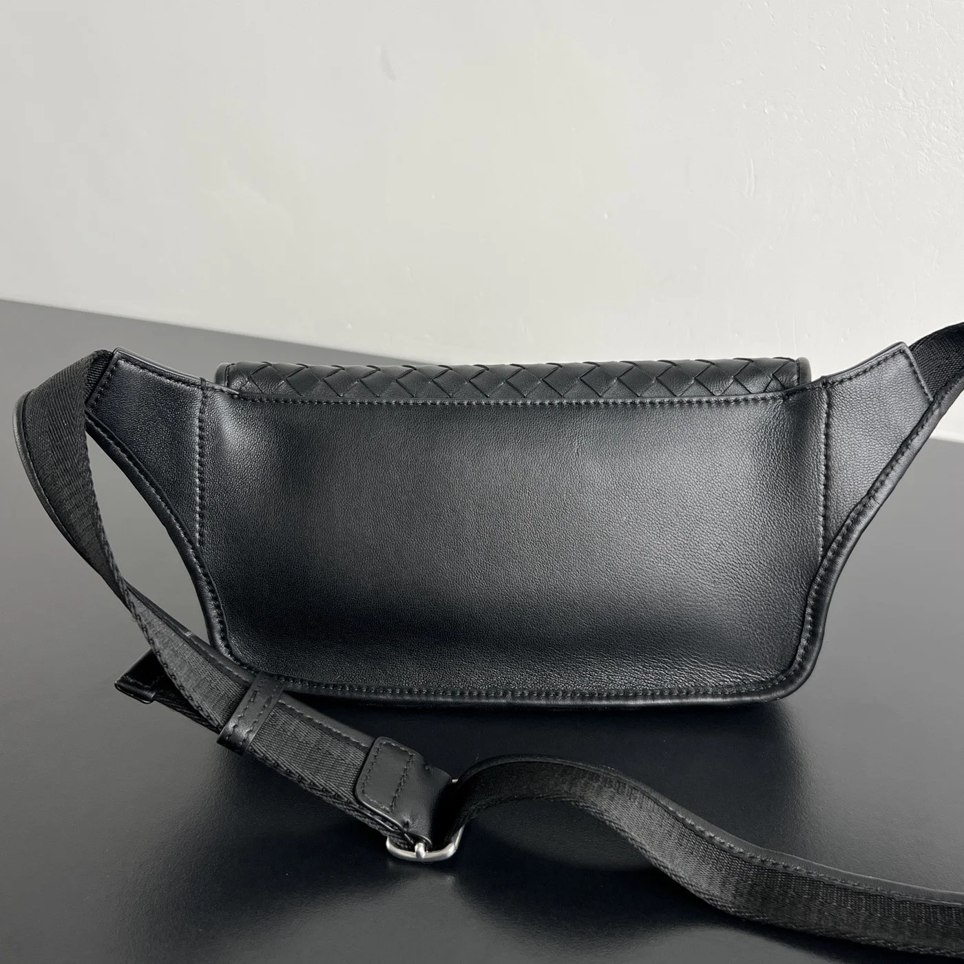 Bottega Veneta Veneto Belt Bag — Black product view 3