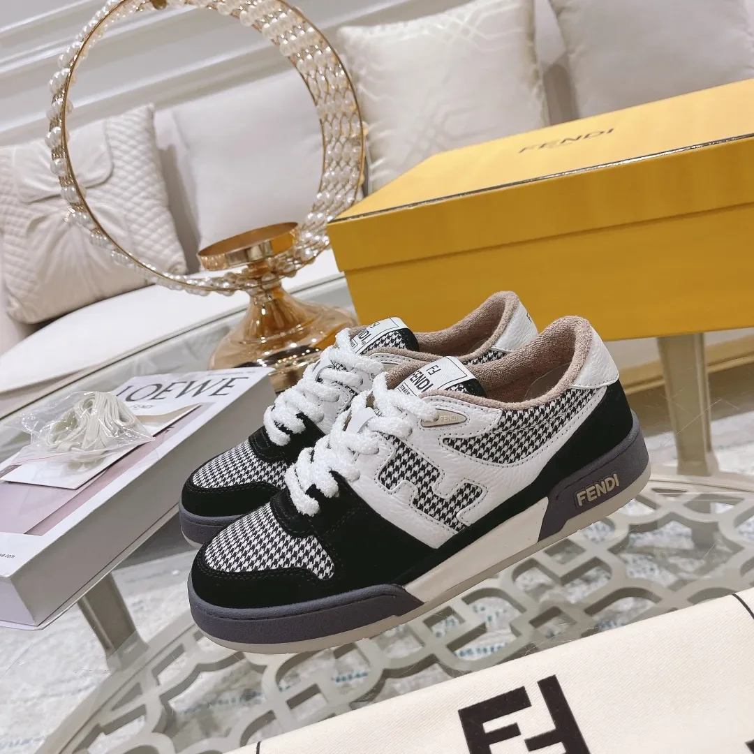 Fendi Match 2024 Sneakers Black White Low product view 1