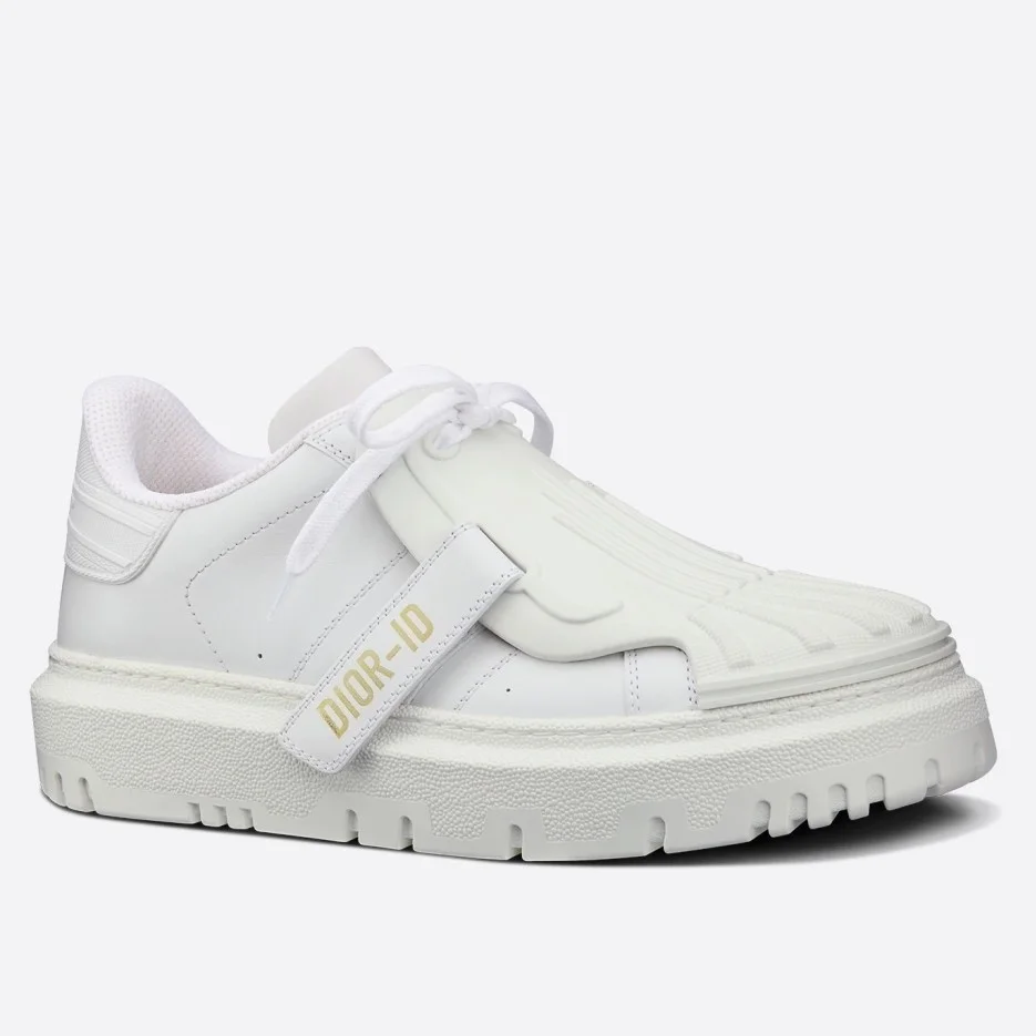 Dior Dior-ID Sneakers In White Leather with White Strap product view 1
