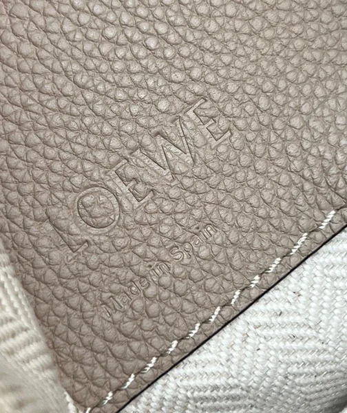 Loewe Compact Hammock Bag in Sand Grained Calfskin product view 8