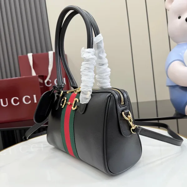 Gucci Borsetto Medium Boston Bag — Black product view 6