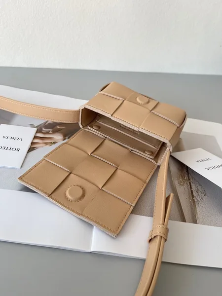 Bottega Veneta Candy Cassette Bag In Almond Lambskin product view 8