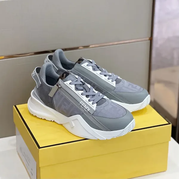 Fendi Flow Low-Top Sneakers in Grey product photo
