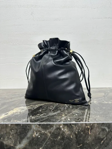 Celine Small Crystal Pouch — Black product view 11