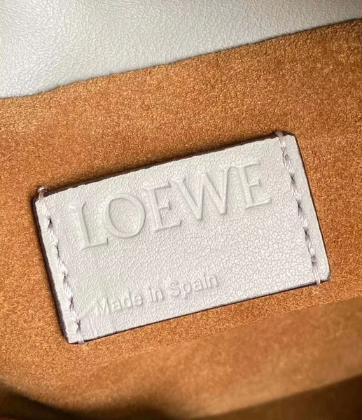 Loewe Flamenco Clutch Bag In Ash Grey Calfskin product view 10