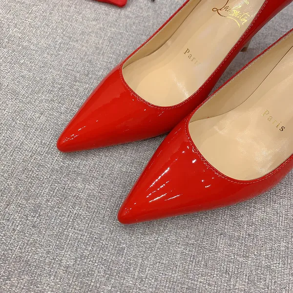 Christian Louboutin Scepter 85 Patent Pumps Red product view 6