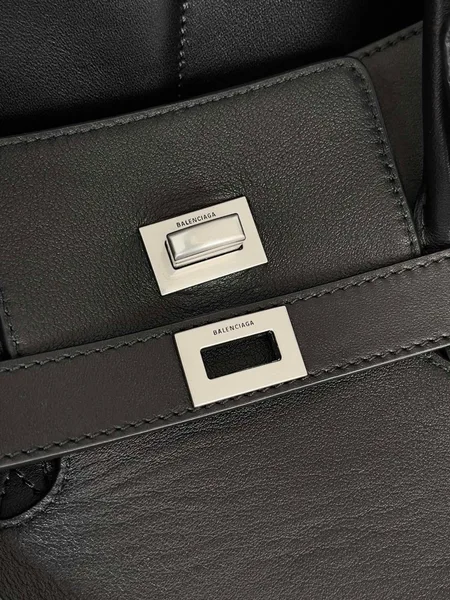 Balenciaga Bel Air Carry All Medium Bag in Noir Calfskin product view 10