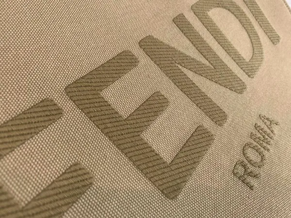 Fendi Sunshine Medium Tote Bag In Beige Canvas product view 6