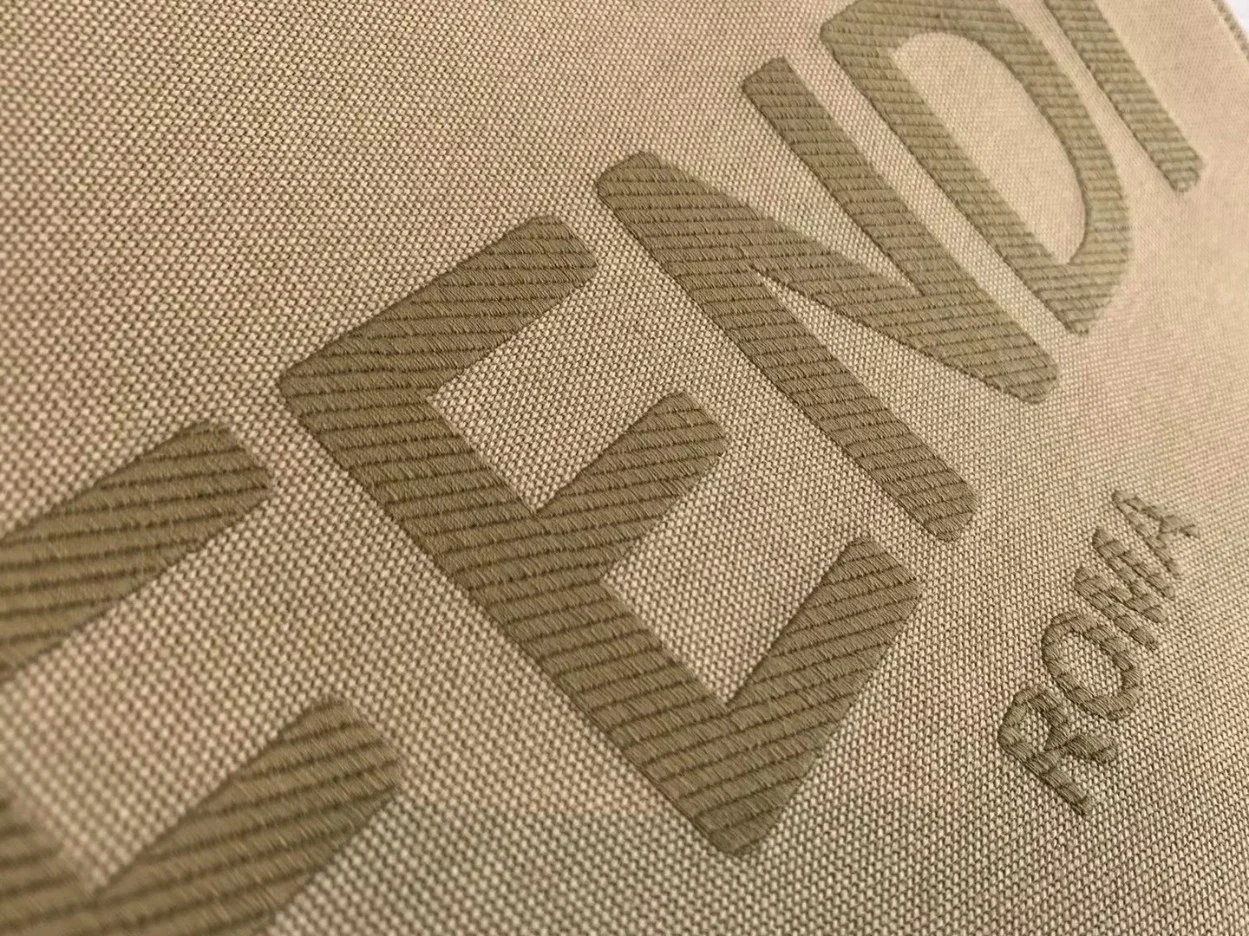 Fendi Sunshine Medium Tote Bag In Beige Canvas product view 6