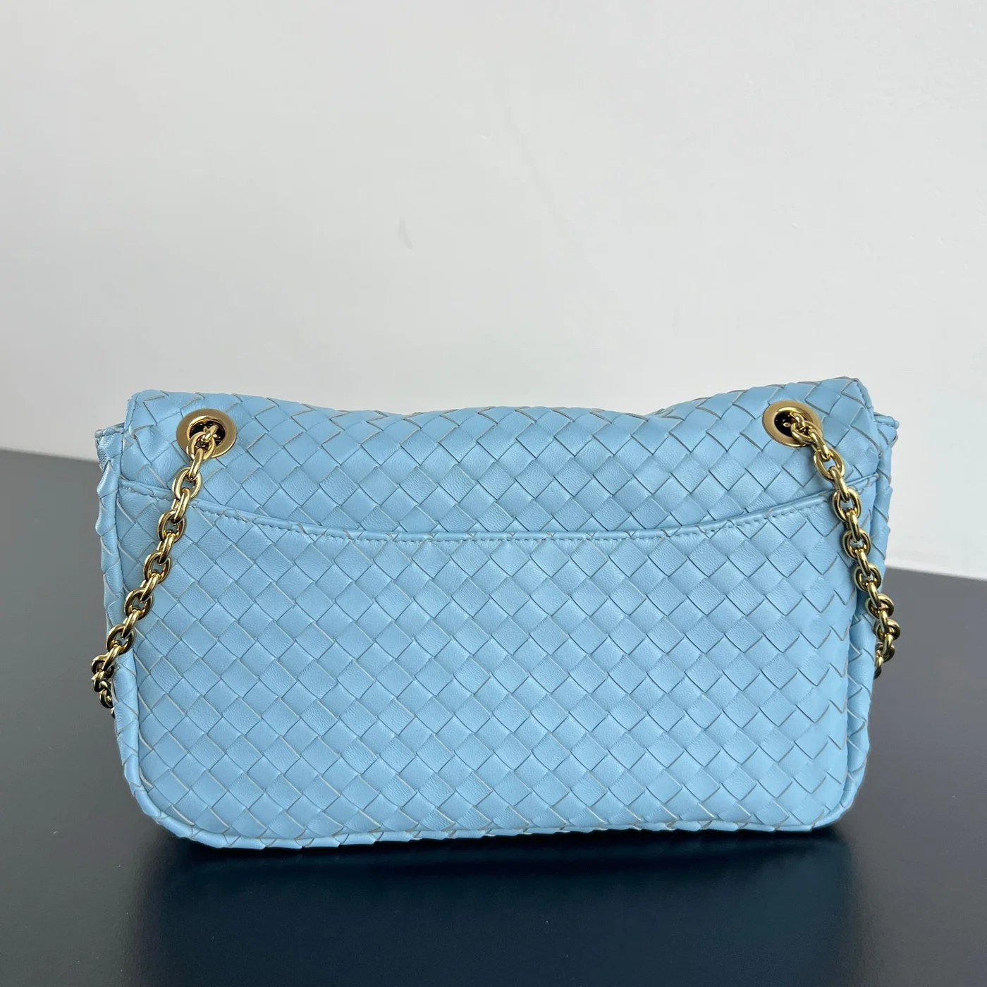 Bottega Veneta Madison Bag — Light Blue product view 3