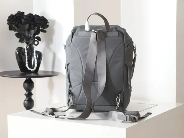 Prada Backpack in Mercury Gray Re-Nylon product view 7