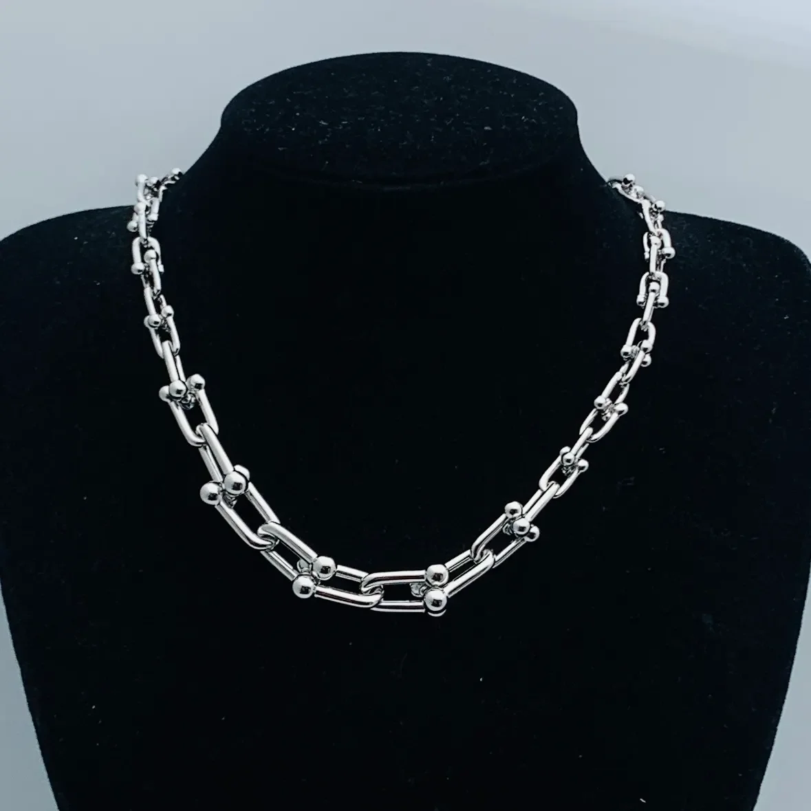Tiffany & Co. HardWear Smooth Link Necklace Silver-Tone product view 1
