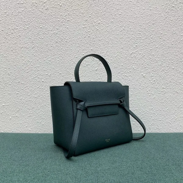 Celine Belt Nano Bag In Amazone Grained Calfskin product view 4