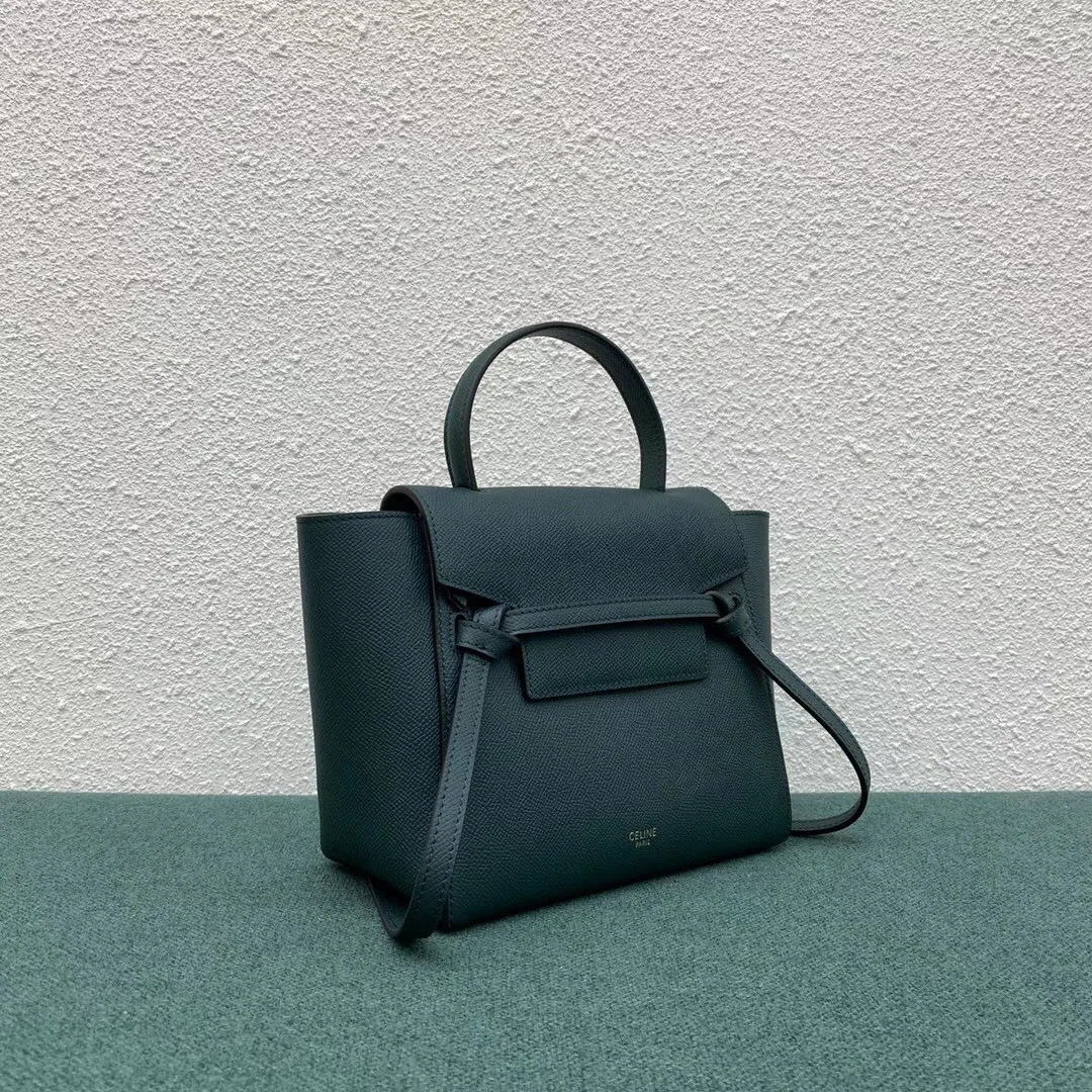Celine Belt Nano Bag In Amazone Grained Calfskin product view 4