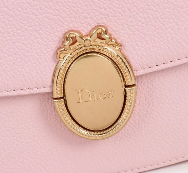 Medium Dior Médaillon Flap Bag — Pink product view 3