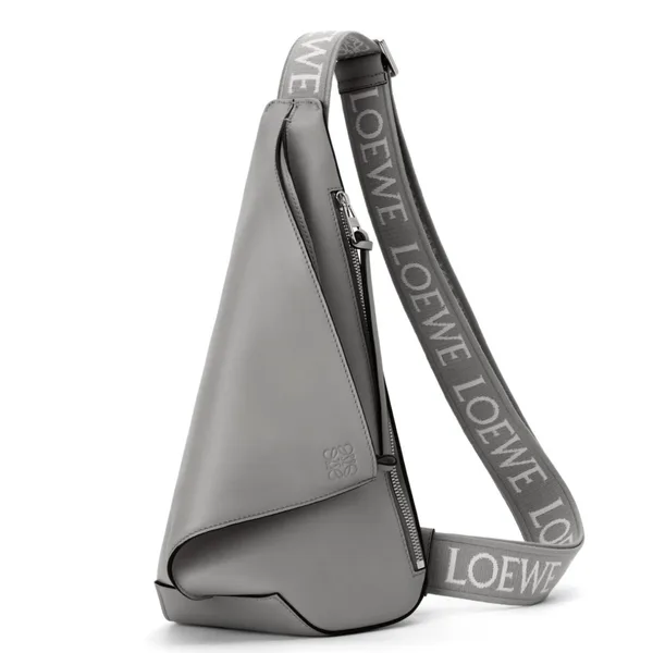 Loewe Anton Sling Bag in Grey Calfskin and Jacquard product photo