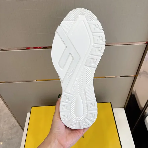 Fendi Flow Slip-On Sneakers in White product view 9