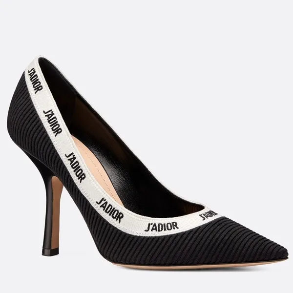 Dior J’Adior Pumps 100mm In Black Technical Fabric product photo