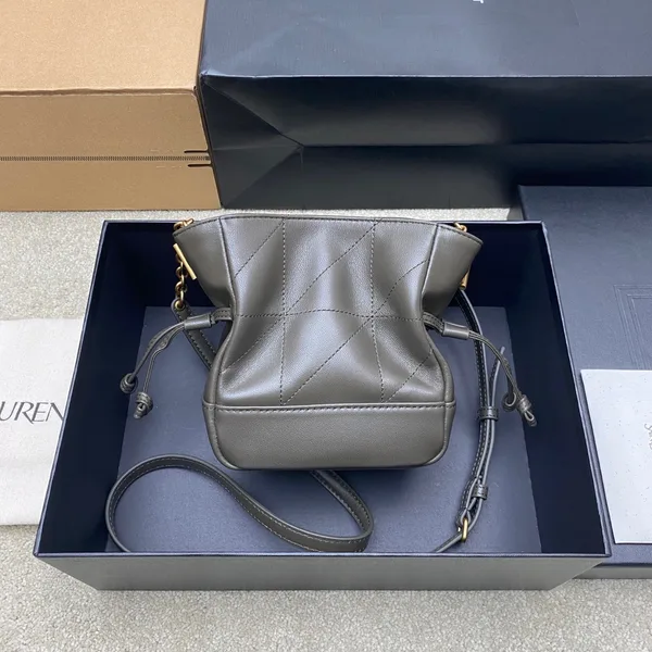 Saint Laurent Jamie Mini Shoulder Pouch — Olive product view 2