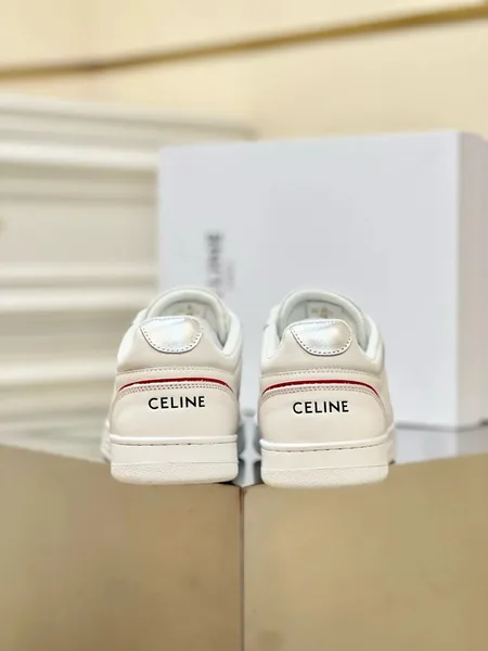 Celine Women’s CT-10 Low-top Sneakers in White Leather product view 8