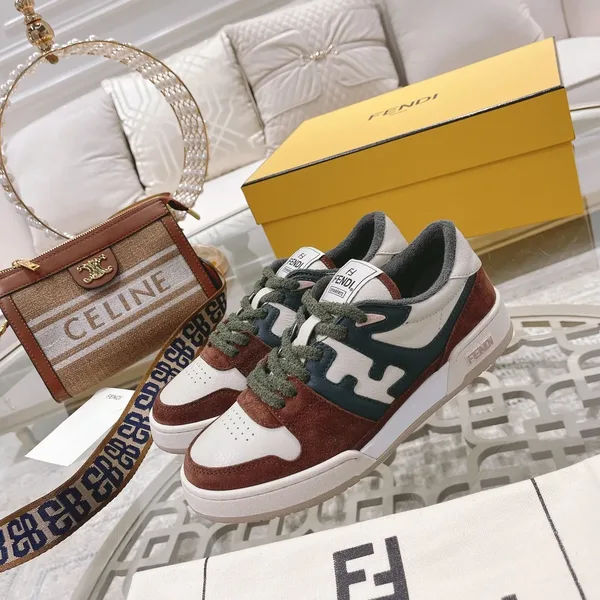 Fendi Match 2024 Sneakers White & Green product photo