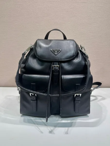 Prada Leather Backpack — Black product view 2