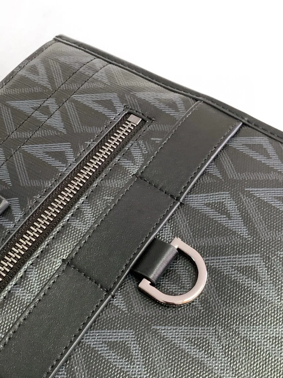 Dior Safari Tote Bag in Black CD Diamond Canvas product view 10