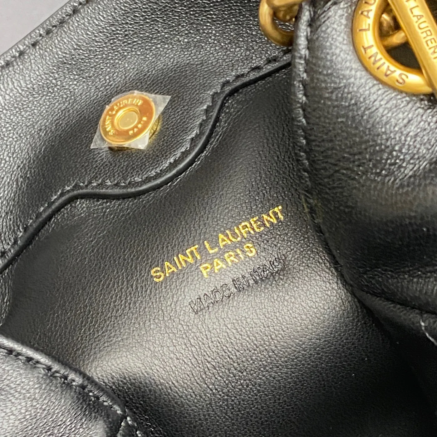 Saint Laurent Jamie Mini Shoulder Pouch — Black product view 9