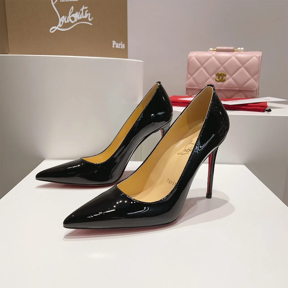 Christian Louboutin Kate Patent Pumps Black - 85 or 100 mm product view 2