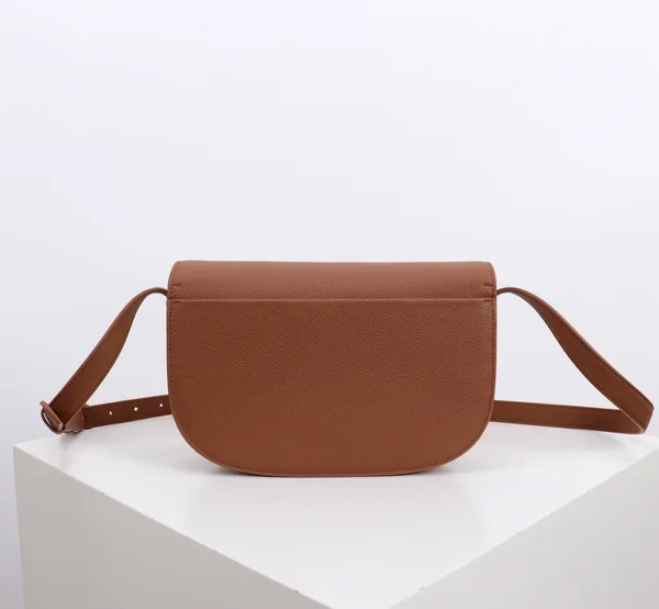 Medium Dior Médaillon Flap Bag — Brown product view 6