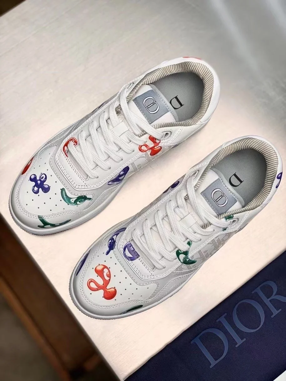 Dior & Kenny Scharf B27 Low-Top Sneakers With Printed Motif product view 4