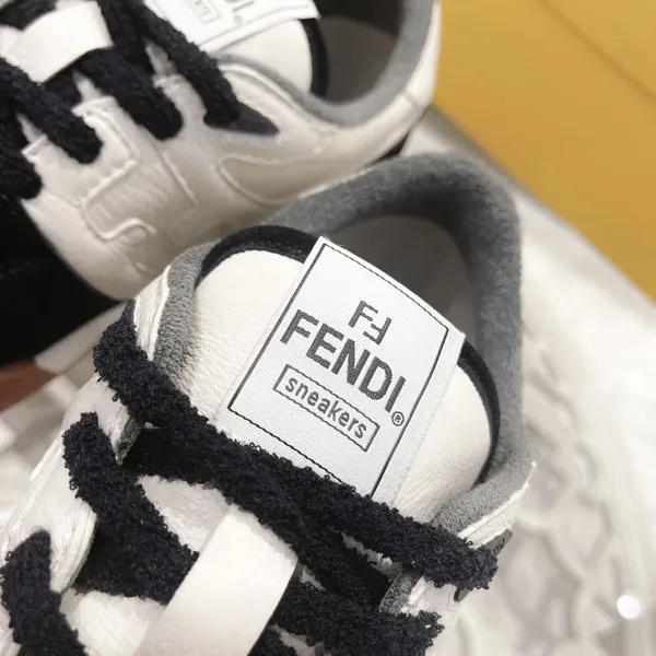 Fendi Match 2024 Sneakers White Black Style product view 7