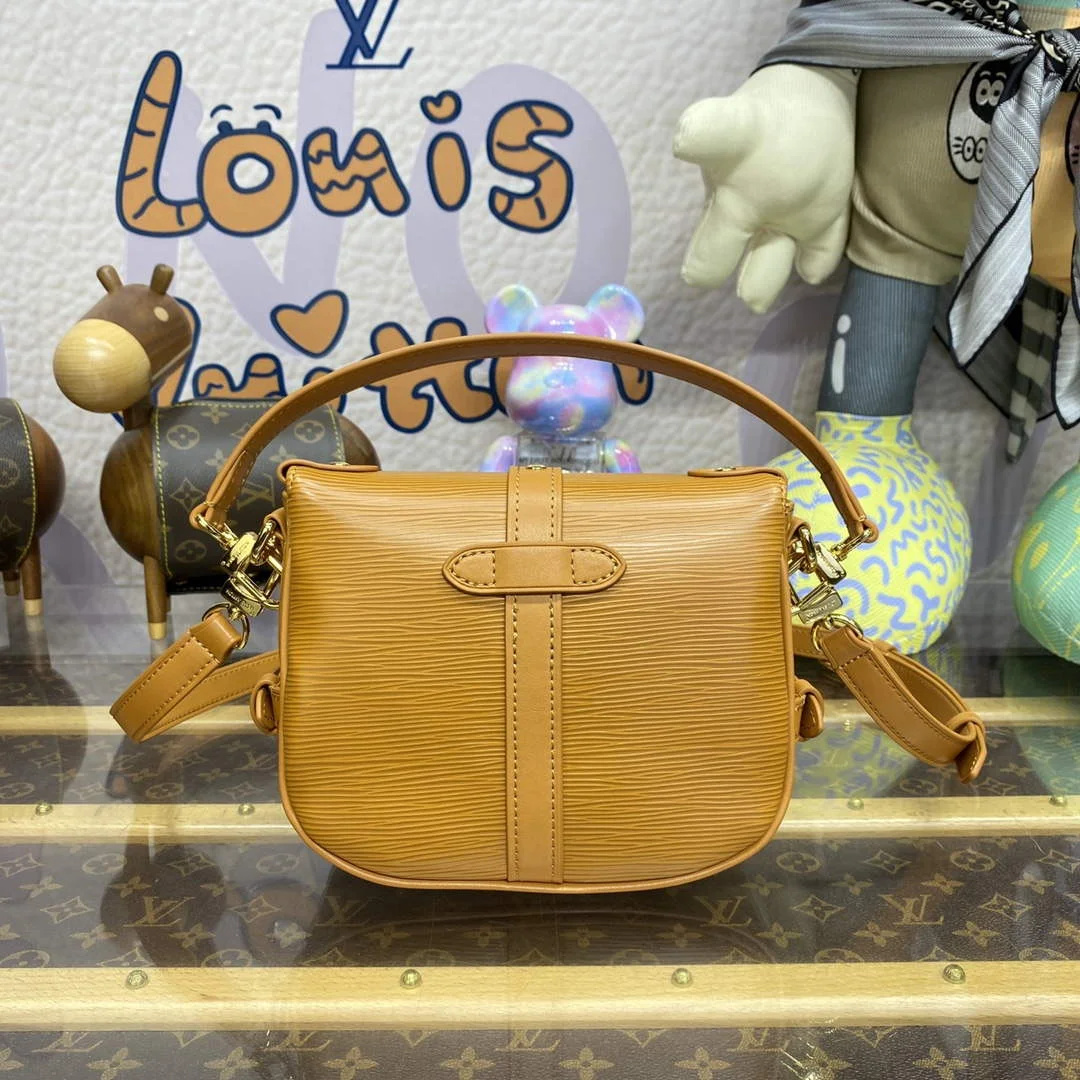 Louis Vuitton M23471 Saumur BB Saddle Bag Safran Brown product view 2