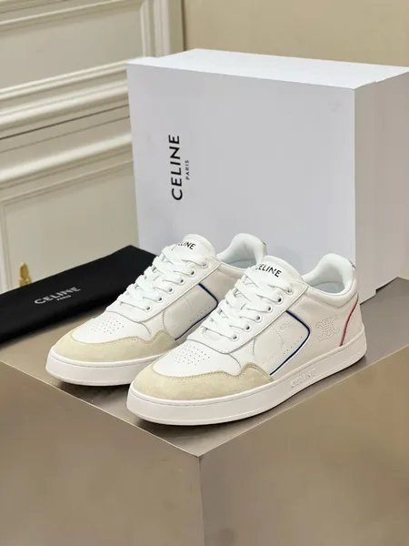Celine Women’s CT-10 Low-top Sneakers in White Leather product view 2
