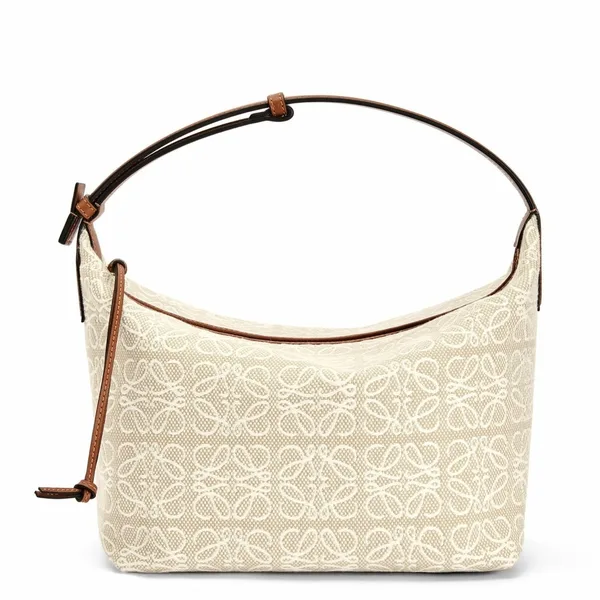 Loewe Cubi Medium Bag in Ecru Anagram Jacquard product photo