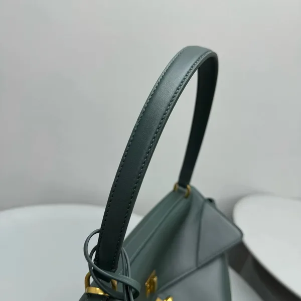 Balenciaga Rodeo Medium Bag in Dark Green Calfskin product view 2