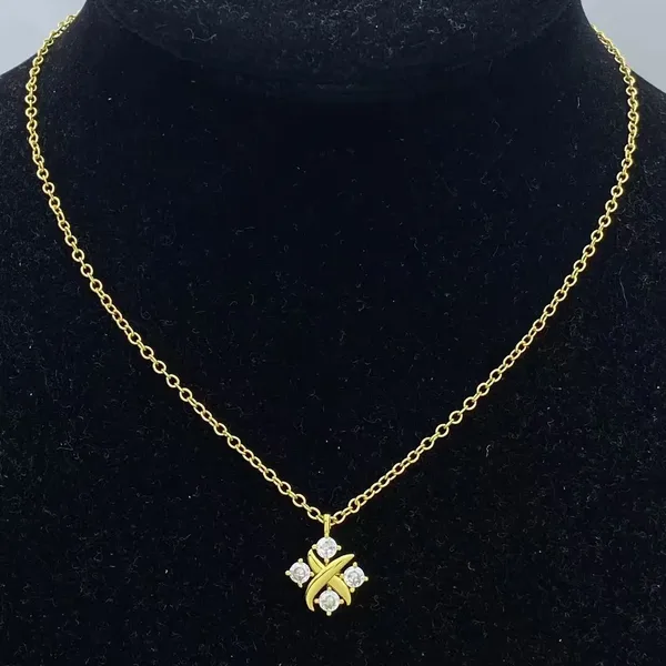 Tiffany & Co. Lynn Star Pendant Necklace Gold-Tone product photo