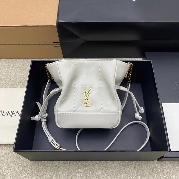 Saint Laurent Jamie Mini Shoulder Pouch — Dark Green product view 1