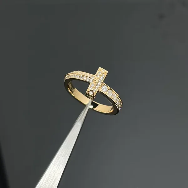 Tiffany & Co. T1 Narrow Pavé-Effect Ring Rose-Tone product photo
