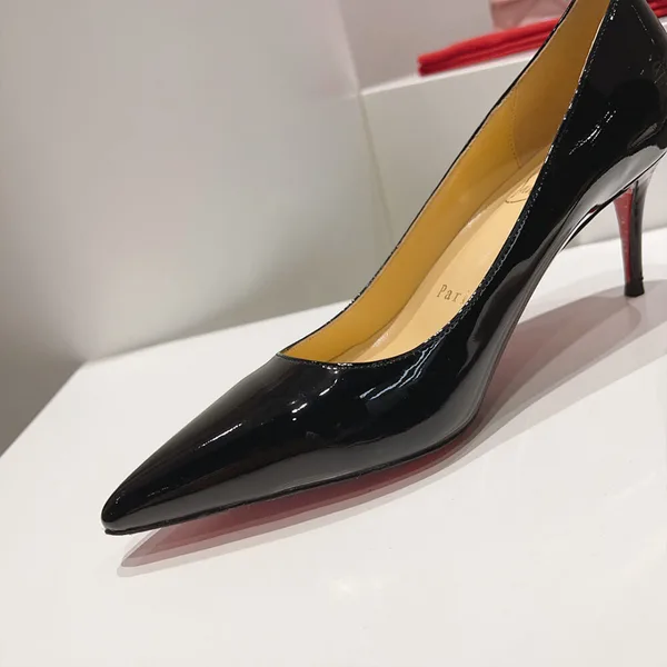 Christian Louboutin Kate 70 Patent Pumps Black product view 6