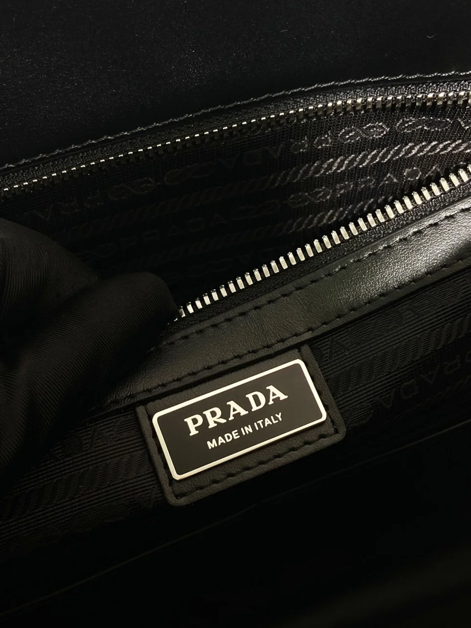Prada Briefcase in Brown Saffiano Leather product view 7