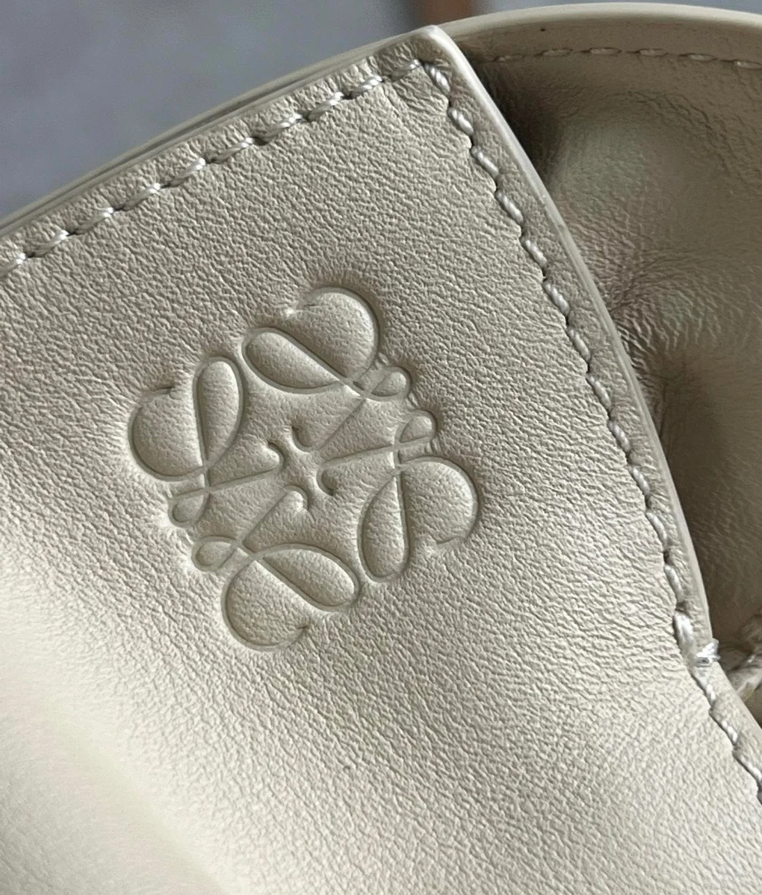Loewe Flamenco Clutch Bag In Angora Calfskin product view 2