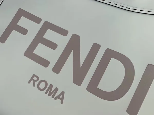 Fendi Sunshine Large Tote Bag In White Calfskin product view 2