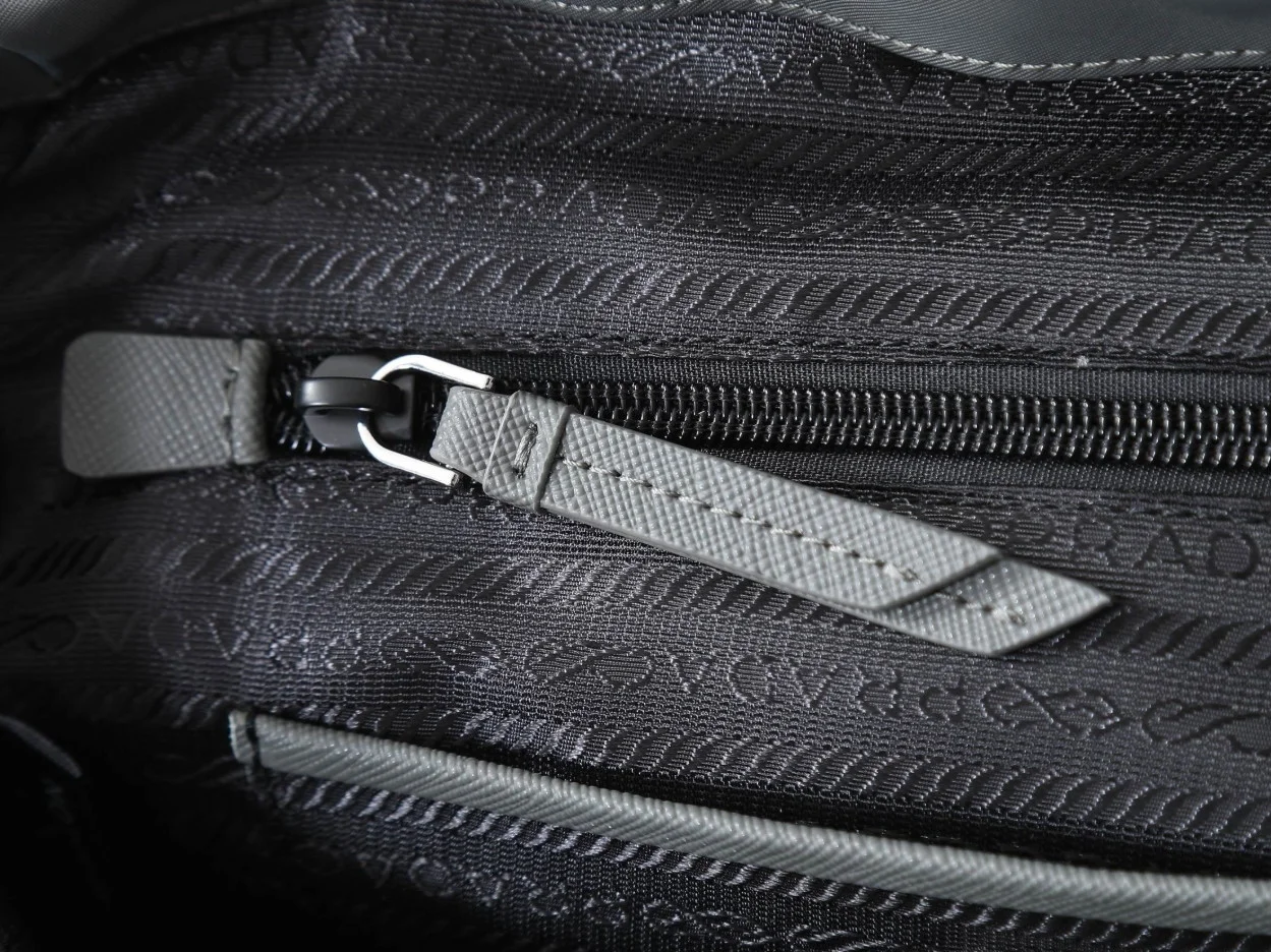 Prada Backpack in Mercury Gray Re-Nylon product view 6