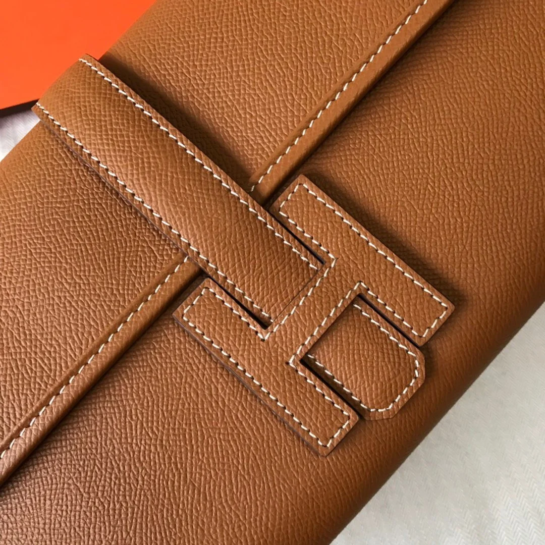 Hermes Jige Elan 29 Clutch Bag In Gold Epsom Leather product view 2