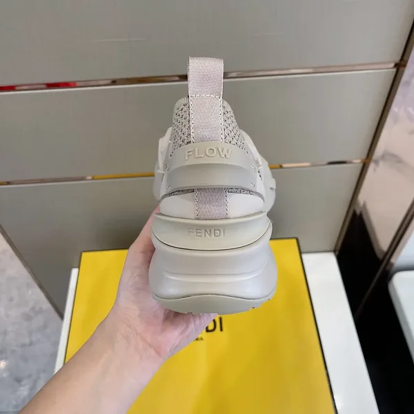 Fendi Flow Slip-On Sneakers — White product view 5