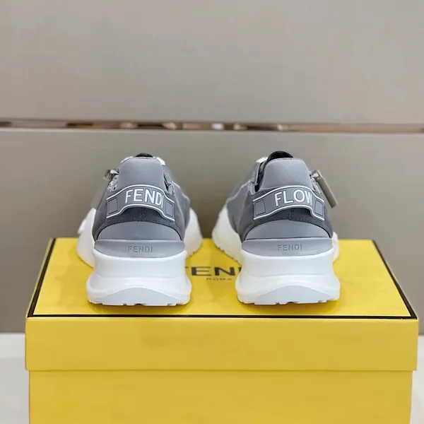 Fendi Flow Low-Top Sneakers in Grey product view 6